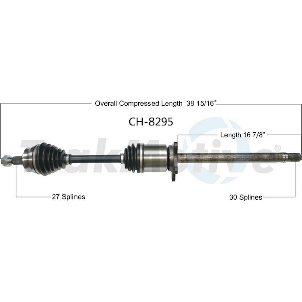 Surtrack Axle Cv Axle Shaft, Ch-8295 CH-8295 - main